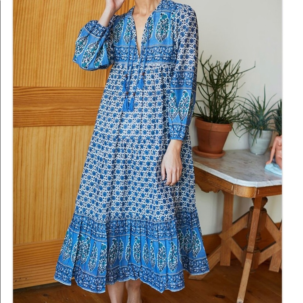 Emerson Fry
Heirloom Dress Indigo organic cotton